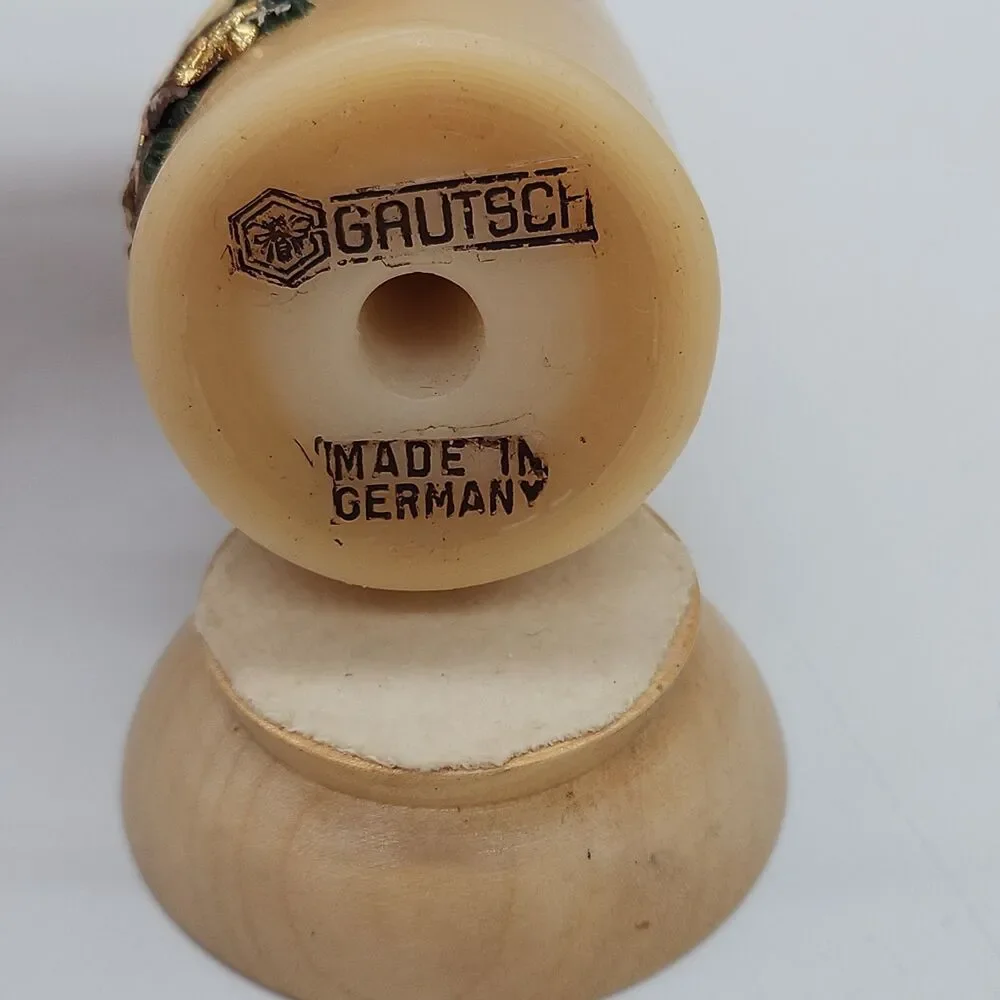 Gautsch Nativity Candle 3D Sculptured Germany 6.5